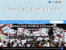 Tablet Screenshot of footballandmusic.co.uk